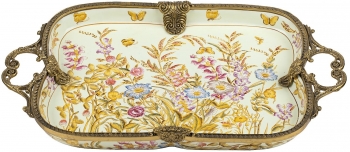 Блюдо декоративное Kara 47X28X5 CM