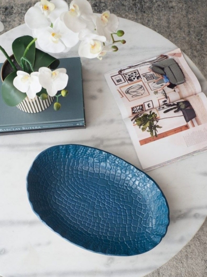 Блюдо декоративное Gercy  43X28X7 CM 4