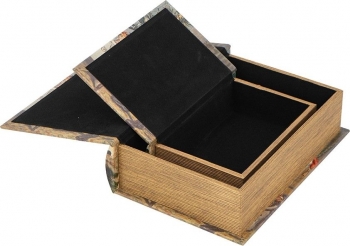 Набор из двух шкатулок в виде книг Xmas 27X7X33 / 25X5X25 CM