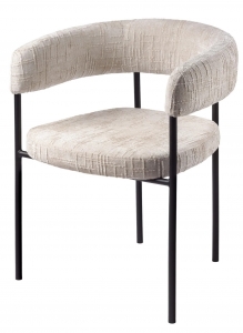 Стул СТАН, цвет H-14 Серый, велюр / черный каркас