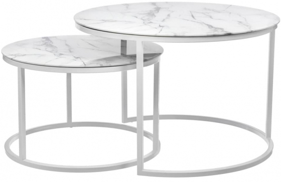 Набор из двух столиков Tango 60X60X41 / 48X48X31 CM 1