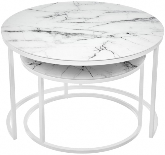 Набор из двух столиков Tango 60X60X41 / 48X48X31 CM 3