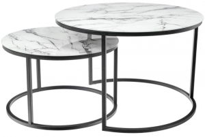 Набор из двух столиков Tango 60X60X41 / 48X48X31 CM