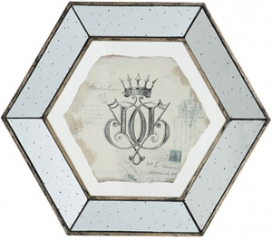 Постер в зеркальной раме Relicht 52X45 CM