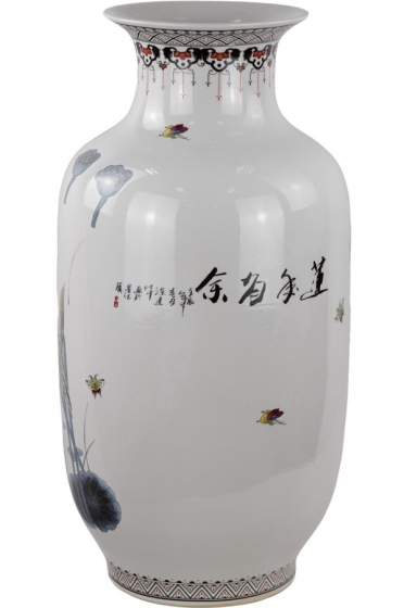 Фарфоровая ваза Koi 25X25X61 CM 2