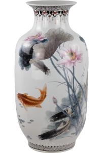 Фарфоровая ваза Koi 25X25X61 CM