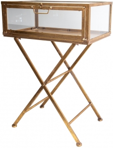 Cтолик со стеклянным ящиком Display 58X41X80 CM