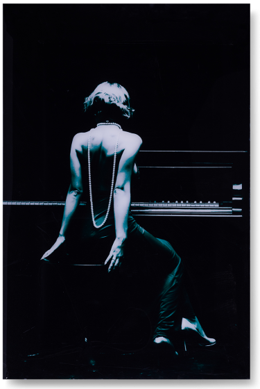 Картина Woman and Piano 80X120 CM 1