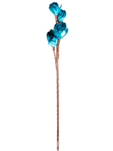 Цветок искусственный Crocus 9X87 CM голубой