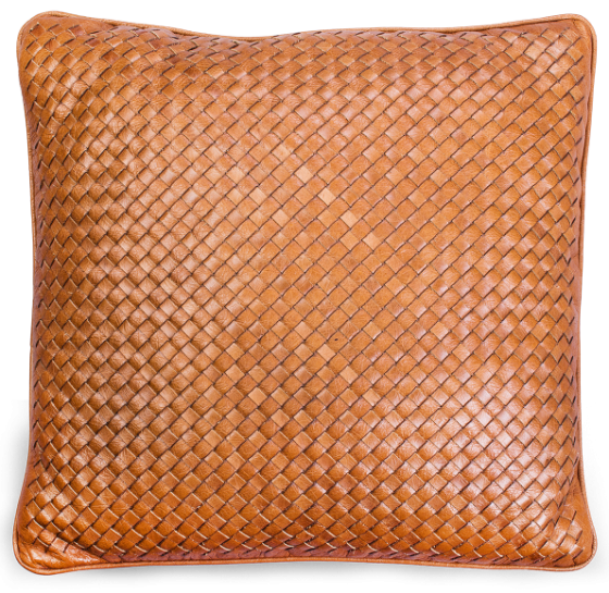 Декоративная подушка c наволочкой из кожи Weaving 41X41 CM 1