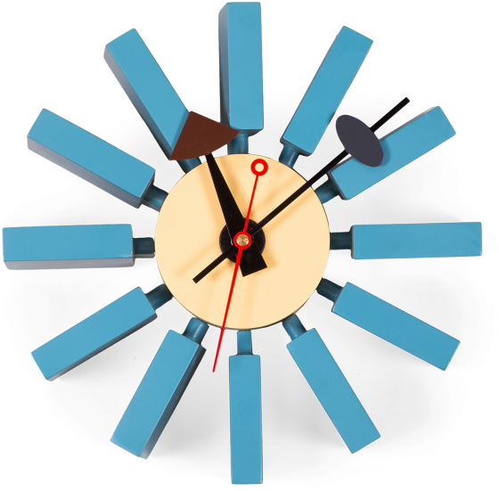Часы настенные Block Clock Ø30 CM 1