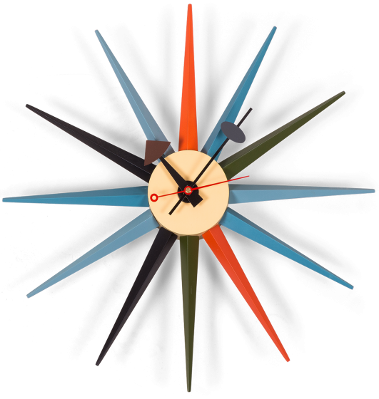 Часы настенные SunBurst Clock Ø50 CM 1