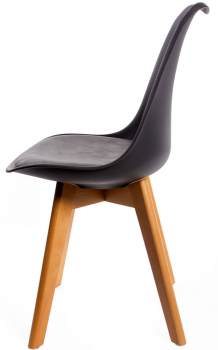 Стул Eames Bon 49X54X84 CM чёрный