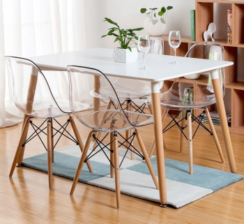 Стул Eames 47X55X81 CM прозрачный