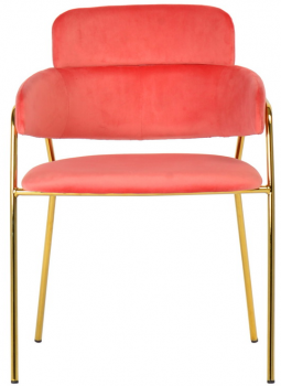 Стул Napoli 60X52X80 CM коралловый