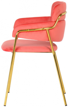 Стул Napoli 60X52X80 CM коралловый