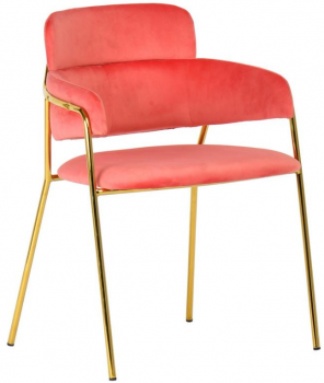 Стул Napoli 60X52X80 CM коралловый