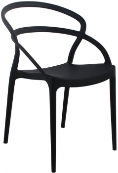 Стул Margo 53X58X82 CM чёрный