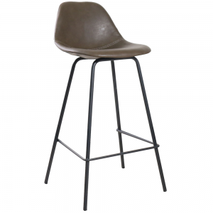 Стул полубарный City 45X48X85 CM коричневый