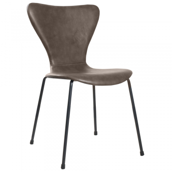 Стул Seven Leather 47X52X80 CM коричневый