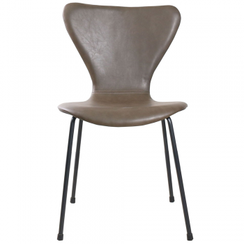 Стул Seven Leather 47X52X80 CM коричневый