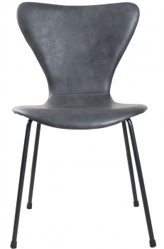Стул Seven Leather 47X52X80 CM серый