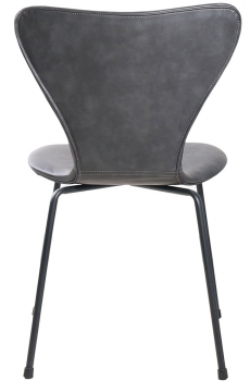 Стул Seven Leather 47X52X80 CM серый