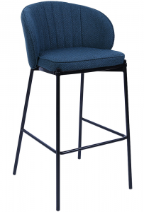 Стул барный Milan 52X54X102 CM тёмно-синий