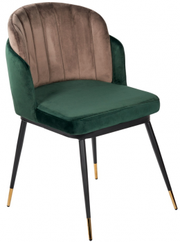 Стул Peki 60X61X80 CM зелено-коричневый