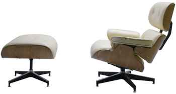 Кресло Eames Lounge с оттоманкой 84X81X84 / 64X45X45 CM
