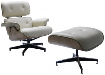 Кресло Eames Lounge с оттоманкой 84X81X84 / 64X45X45 CM