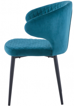 Стул Richard 60X58X80 CM бирюзовый