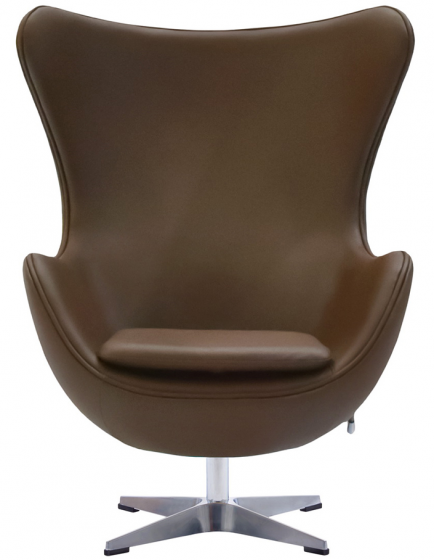 Кресло Egg Chair  85X77X110 CM коричневый 2