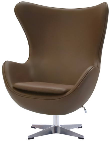 Кресло Egg Chair  85X77X110 CM коричневый 3