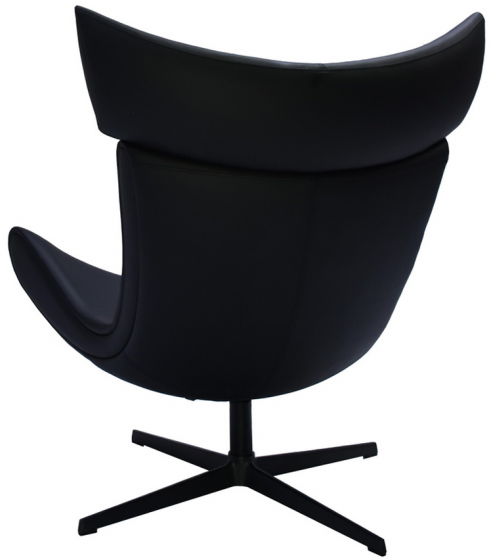 Кресло Imola 90X90X105 CM чёрная кожа 4
