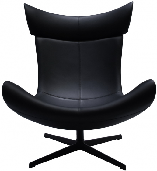 Кресло Imola 90X90X105 CM чёрная кожа 2