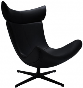 Кресло Imola 90X90X105 CM чёрная кожа