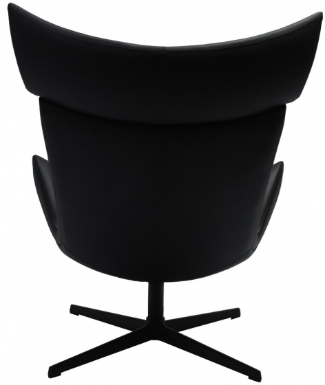 Кресло Imola 90X90X105 CM чёрная кожа 3