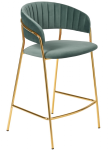 Стул полубарный Turin 52X52X92 CM мятного цвета