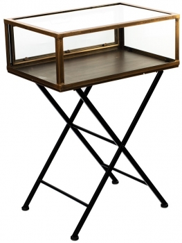 Cтолик со стеклянным ящиком Display 58X41X80 CM