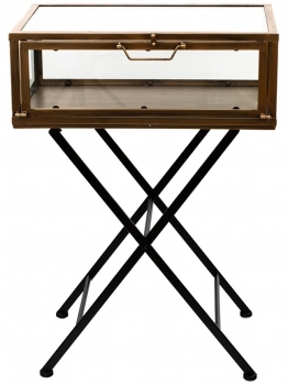 Cтолик со стеклянным ящиком Display 58X41X80 CM