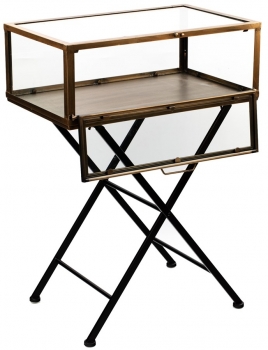 Cтолик со стеклянным ящиком Display 58X41X80 CM