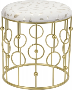 Пуф на металлическом каркасе Esmy 40X40X45 CM