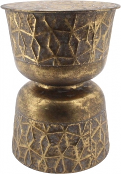 Столик бочонок приставной Ornament 31X31X41 CM