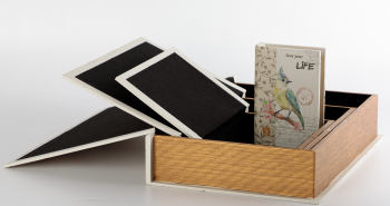 Набор шкатулок в виде книг Beauty 27X8X38 / 24X6X32 / 20X4X29 / 16X3X26 CM