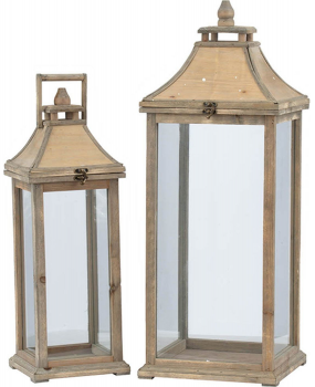Подсвечники фонари Visima 27X27X72 / 19X19X53 CM
