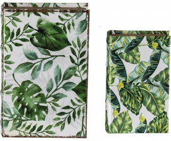 Набор из двух шкатулок в виде книг Wieland 18X7X27 / 13X5X22 CM 