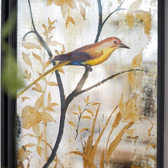 Комплект зеркальных панно Birds 43X120 / 43X120 CM 6