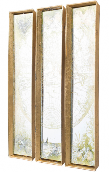 Зеркальное панно Antique 43X13 / 43X13 / 43X13 / 43X13 / 43X13 / 43X13 CM