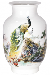 Ваза коллекционная из фарфора Pulcri 22X22X33 CM